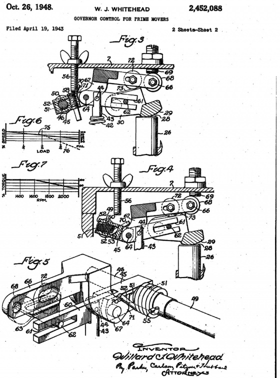 Woodward Governor Company's patent number 2,452,088.